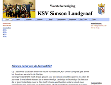 Tablet Screenshot of ksvsimson.nl